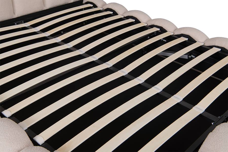 4878G Zásuvky Úložný rám ve tvaru okvětního lístku 3D s měkkým polstrováním Rám postele
