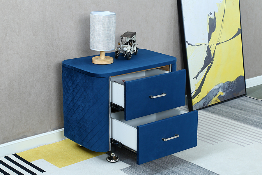 WSS954 Diamond Velvet noční stolek/ noční stolek