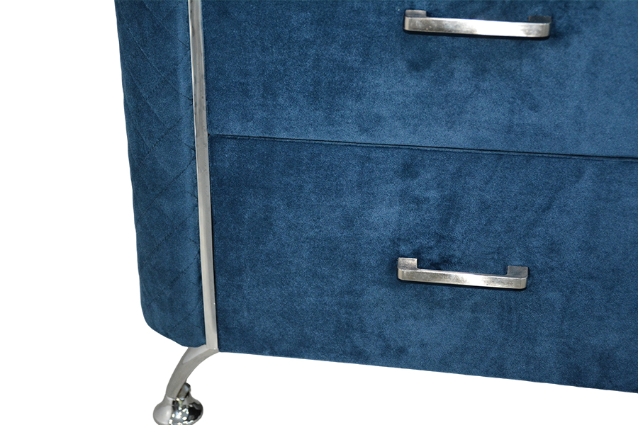 WSS954 Diamond Velvet noční stolek/ noční stolek