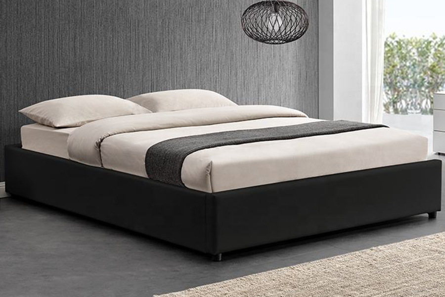 1151 Osmanský plynový výtah Design Linen Čalouněná postel