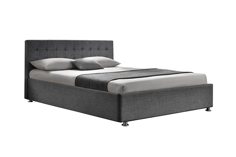 1151 Osmanský plynový výtah Design Linen Čalouněná postel