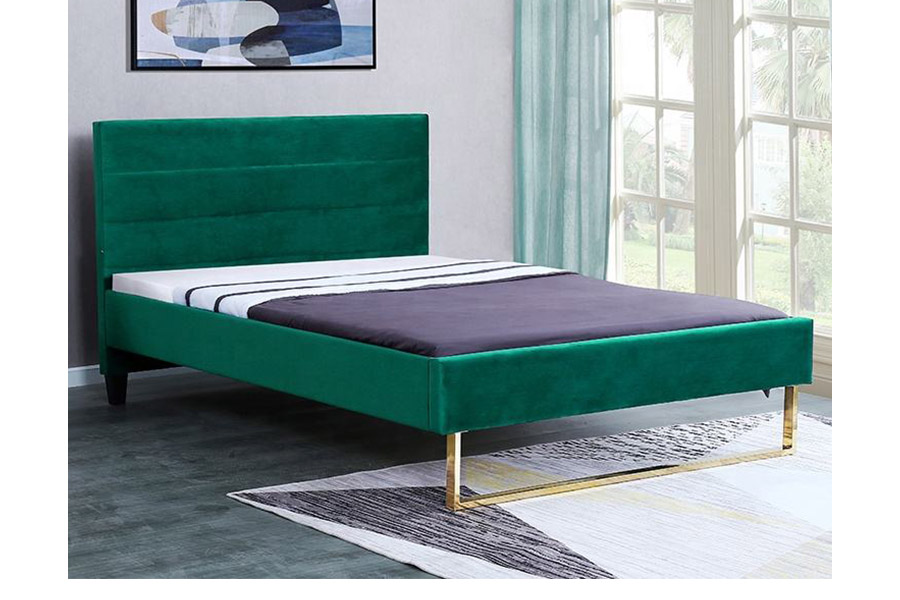 1347 Luxusní čalouněná postel King Size Moderní design