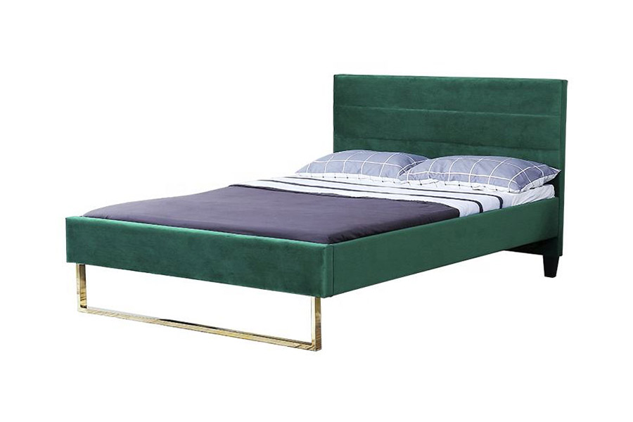 1347 Luxusní čalouněná postel King Size Moderní design