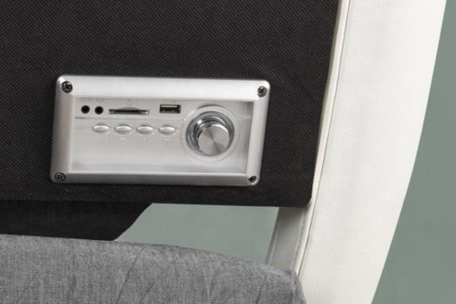 Hudební reproduktor 1140S Gas Lift Rám postele ze syntetické kůže