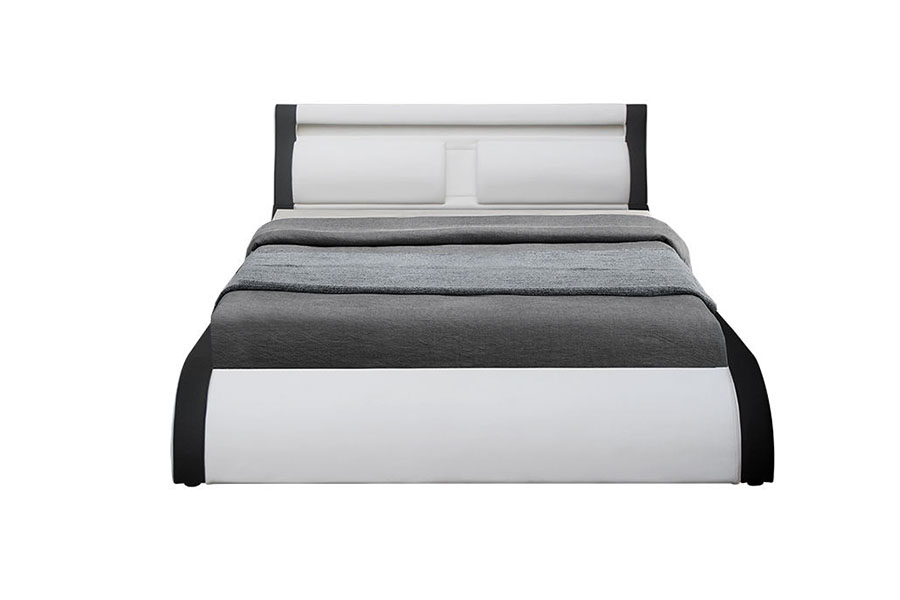 1175-1G Cushion Soft LED Gas Lift Osmanská PU kožená postel