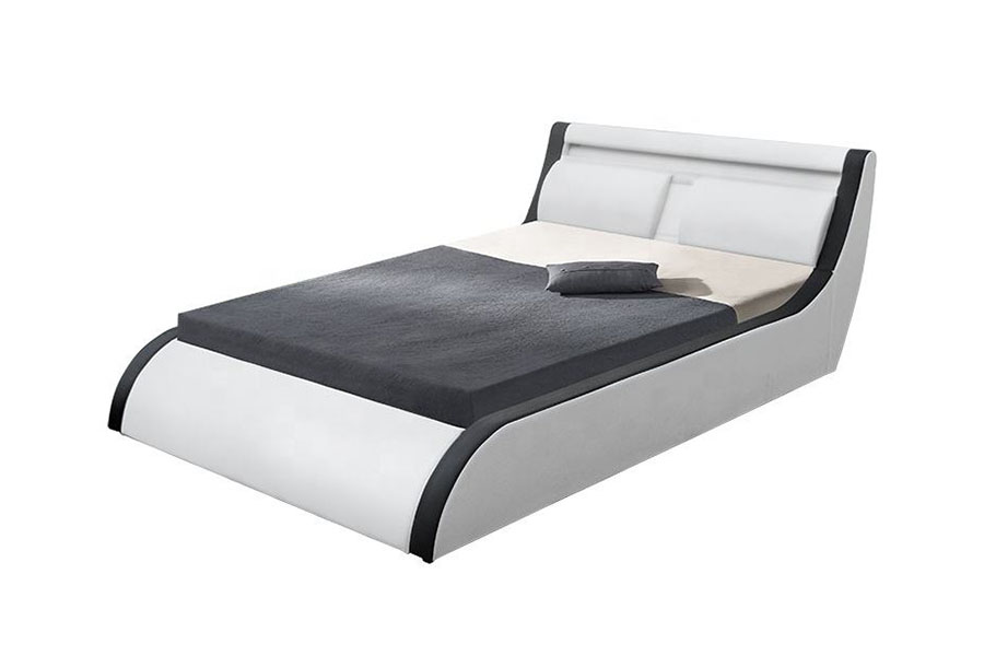 1175-1G Cushion Soft LED Gas Lift Osmanská PU kožená postel