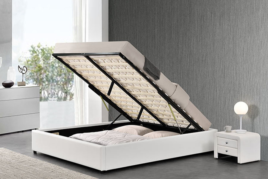 1155G Moderní hotelový rám s plynovým výtahem z umělé kůže