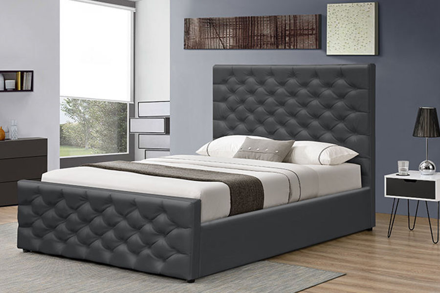 1208G Chesterfield žinylkovo-sametový rám úložného prostoru na sáně
