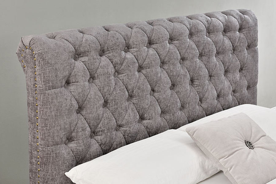 1208G Chesterfield žinylkovo-sametový rám úložného prostoru na sáně