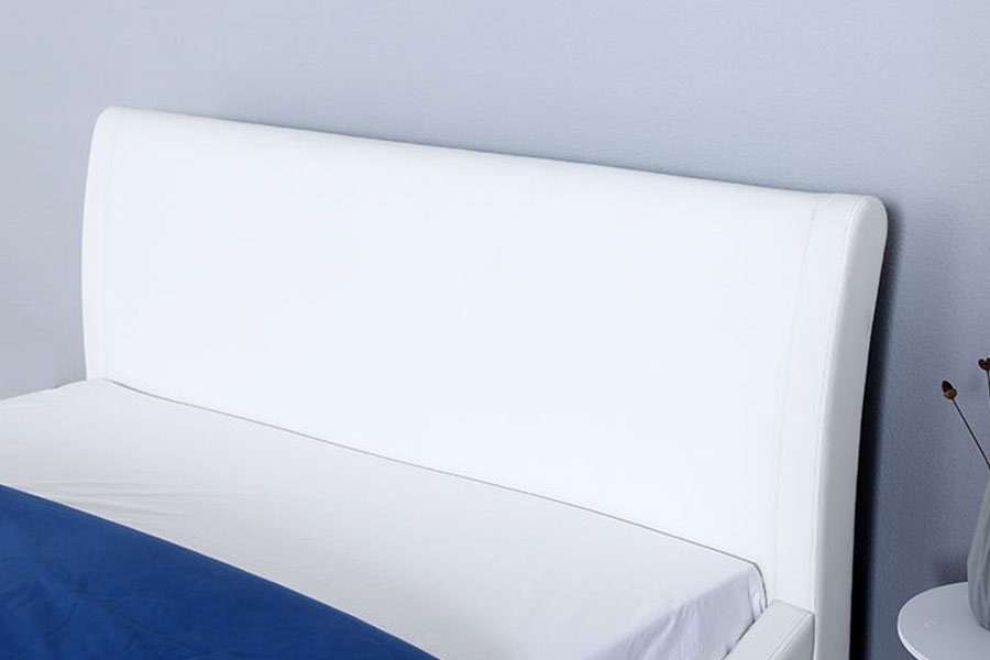 1280G měkké čelo postele z umělé kůže s plynovým výtahem, úložný rám postele