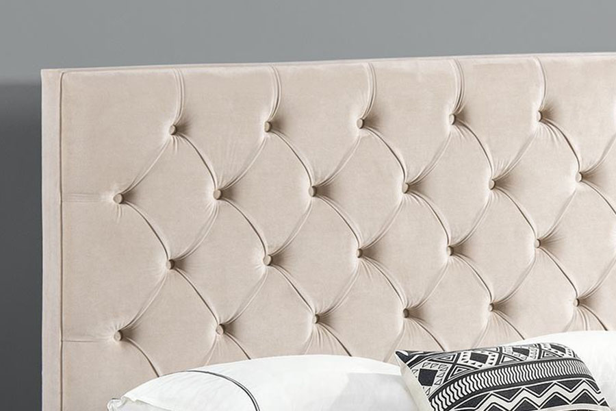 1250G sametový rám s knoflíkem a čelem osmanského dvojitého čalouněného úložného rámu